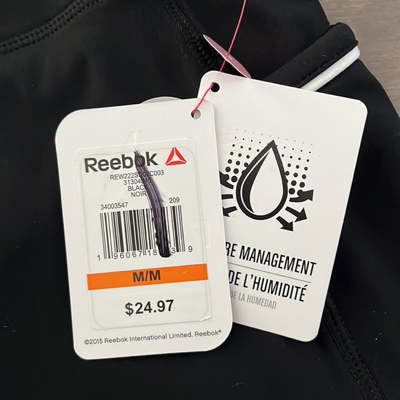 NWT black Reebok skort - Picture 2 of 5